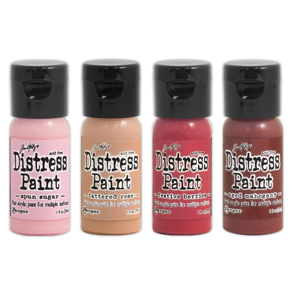 Tim Holtz Distress Paint W/Flip Top - Paint Kit #1 1 Tim Holtz Distress Paint W/Flip Top - Paint Kit #1