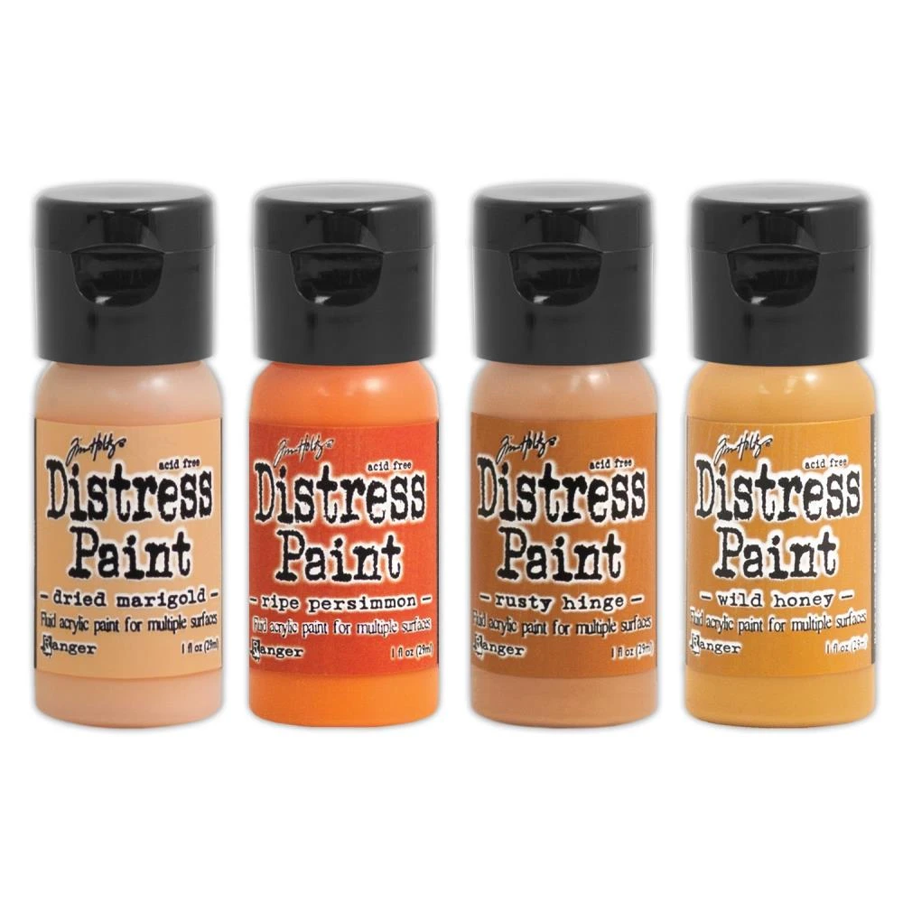 Tim Holtz Distress Paint W/Flip Top - Paint Kit #2 1 Tim Holtz Distress Paint W/Flip Top - Paint Kit #2
