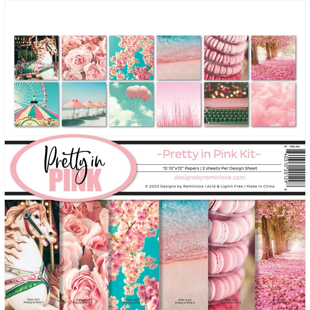 Reminisce Collection Kit 12"X12" - Pretty In Pink 1 Reminisce Collection Kit 12"X12" - Pretty In Pink