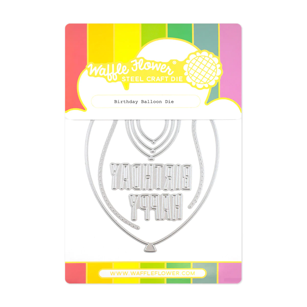 Waffle Flower - Birthday Balloons Die 1 Waffle Flower - Birthday Balloons Die