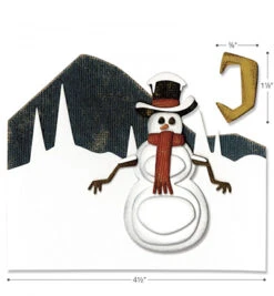 Sizzix Tim Holtz - Thinlits - Snowman Scene