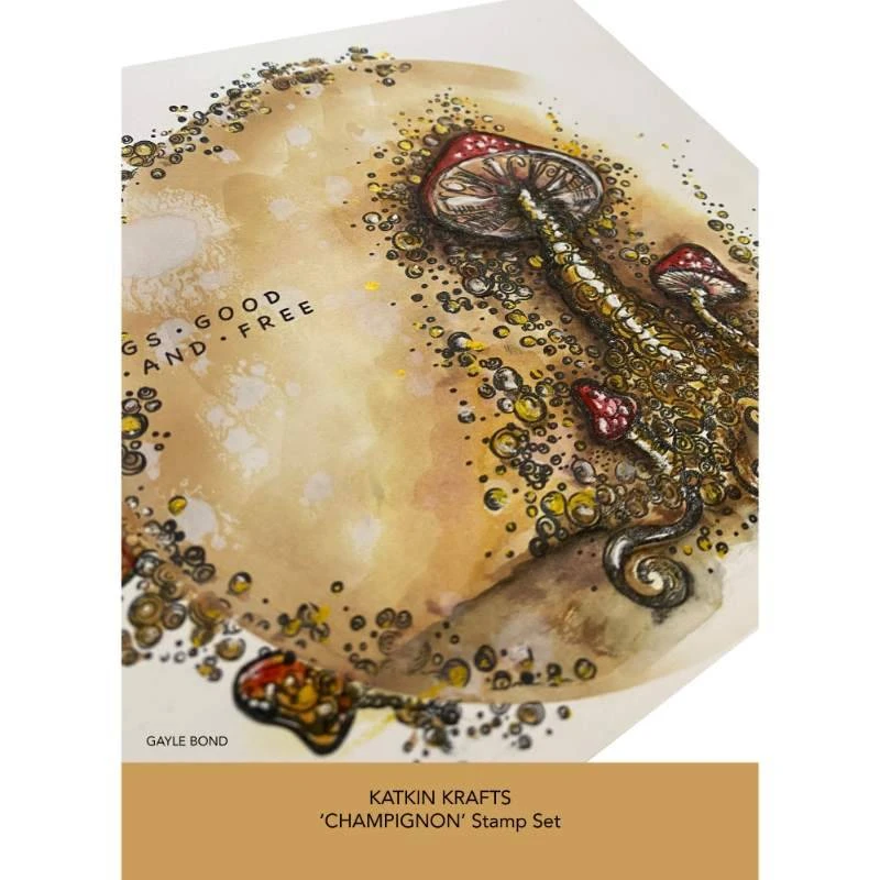 Katkin Krafts Champignon 6 In X 8 In Clear Stamp Set 2 Katkin Krafts Champignon 6 In X 8 In Clear Stamp Set – Bild 2