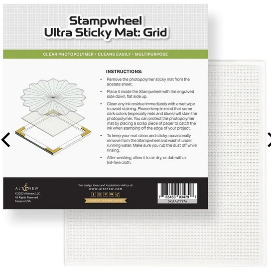 Altenew - Stampwheel - Ultra Sticky Mat: Grid 1 Altenew - Stampwheel - Ultra Sticky Mat: Grid