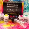 Brusho Fixed Assortment Craft Spritzer Set - 6 X 15g
