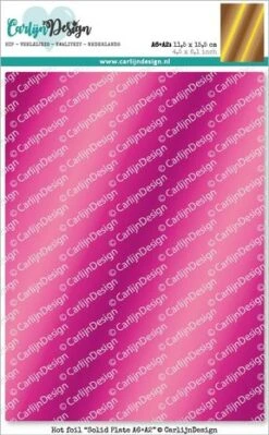 CarlijnDesign - Hot Foil Solid Plate A6 + A2