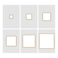 Couture Creations Cut, Foil And Emboss Nesting Negative Squares Dies