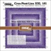 Crealies Crea-Nest-Lies XXL-Quadrate Mit Gewelltem Rand