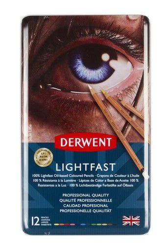 Derwent Lightfast 12 St Tin 1 Derwent Lightfast 12 St Tin