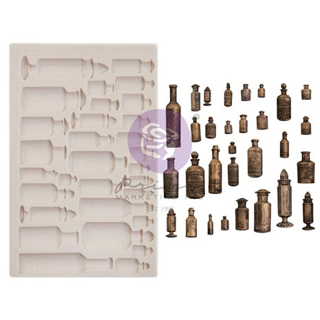 Prima Marketing - Apothecary Bottles Moulds 1 Prima Marketing - Apothecary Bottles Moulds