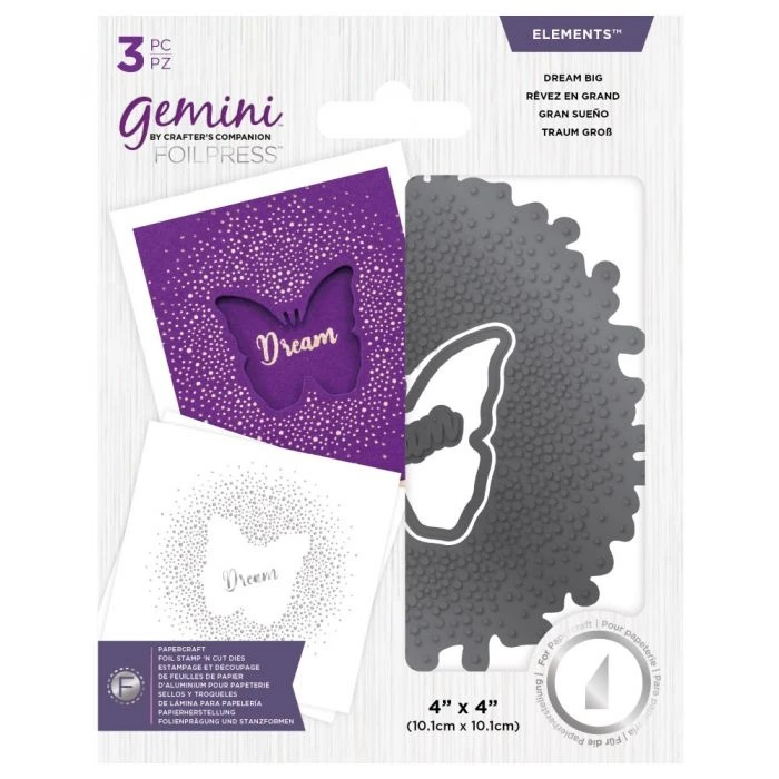 Gemini Foil Stamp ‘N’ Cut Elements Dream Big 1 Gemini Foil Stamp ‘N’ Cut Elements Dream Big