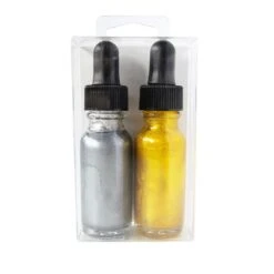 Hero Arts -Gold & Pewter Glimmer Metallic Inks