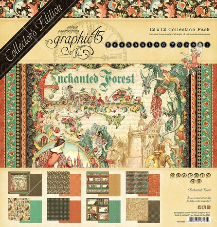 Graphic 45 - Enchanted Forest 12x12 Inch Deluxe Collector's Edition 1 Graphic 45 - Enchanted Forest 12x12 Inch Deluxe Collector's Edition