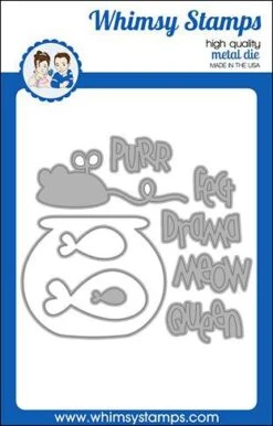 Whimsy Stamps - Kitty Cat Extras Die Set