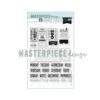 Masterpiece Memory Planner - Stampset - 6x8 Weekly Tickets