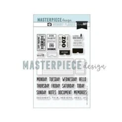 Masterpiece Memory Planner - Stampset - 6x8 Weekly Tickets