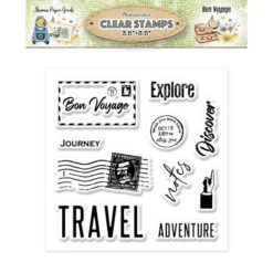 Memory Place - Kawaii Paper Goods Bon Voyage Stamp