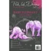 Pink Ink Designs Baby Elephant 6 In X 8 In Clear Stamp Set