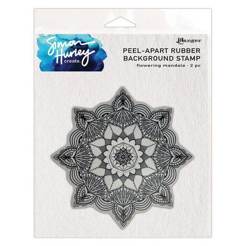 Ranger SH Cling Rubber Background Stamp 6x6 Flowering Mandala 1 Ranger SH Cling Rubber Background Stamp 6x6 Flowering Mandala