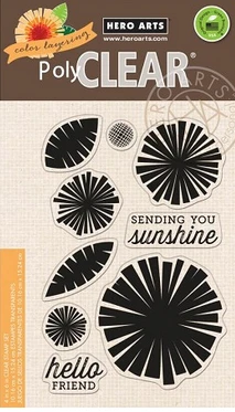 Hero Arts Stamp & Cuts - Color Layering Graphic Flowers
