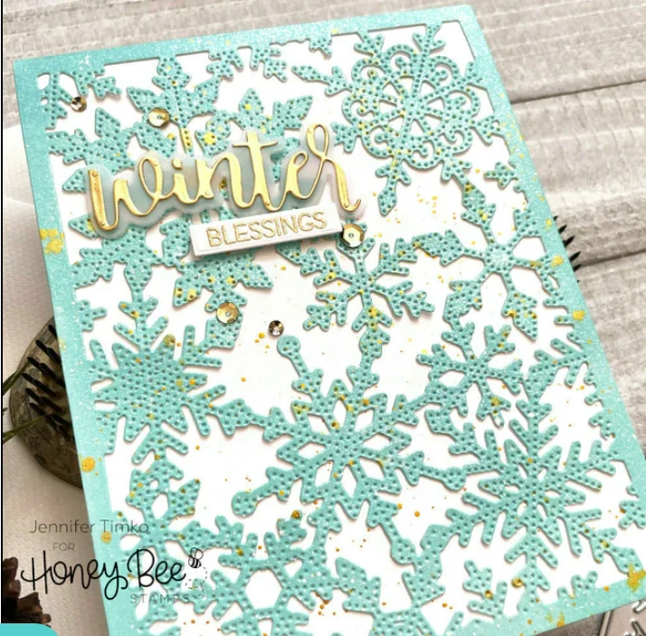 Honey Bee - Pierced Fancy Flakes Cover Plate - Honey Cuts 2 Honey Bee - Pierced Fancy Flakes Cover Plate - Honey Cuts – Bild 2