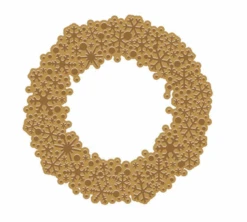 Hero Arts - Snowflake Wreath Hot Foil Plate