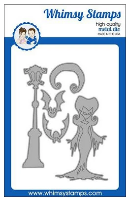 Whimsy Stamps - Elvira Moonlighting Die Set 1 Whimsy Stamps - Elvira Moonlighting Die Set
