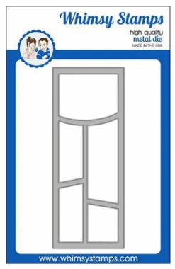 Whimsy Stamps - Slimline Wonky Window 1 Die