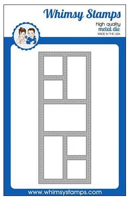 Whimsy Stamps - Slimline Windows Die 1 Whimsy Stamps - Slimline Windows Die