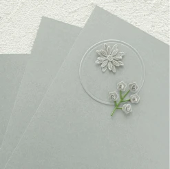 Spellbinders - Brushed Silver Cardstock