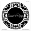 Sweet Poppy Stencil: Retro Floral Aperture Circle