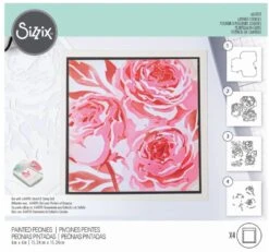 Sizzix • Layered Stencils Layered Peony 4Stück