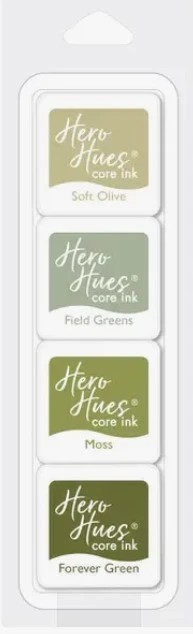 Hero Arts - Olive Greens Core Ink Cubes