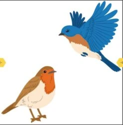 Honey Bee - Lovely Layers: Spring Birds - Honey Cuts