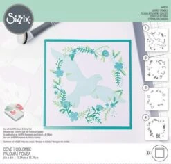 Sizzix Layered Stencils 4PK Dove