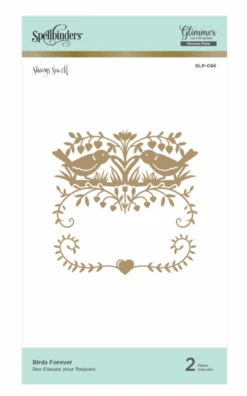 Spellbinders Birds Forever Hot Foil Plate