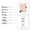 Spellbinders - Christmas Die & Glimmer Sentiments Hot Foil Plate & Die Set