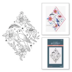 Spellbinders -BetterPress - Diamond Aviary Press Plate