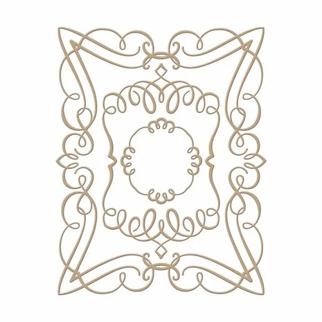 Spellbinders Elegant Rectangle Hot Foil Plate 1 Spellbinders Elegant Rectangle Hot Foil Plate