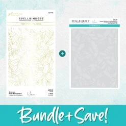 Spellbinders - Glimmer Holly Background Bundle