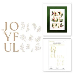 Spellbinders - Joyful Glimmer Hot Foil Plate
