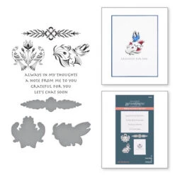 Spellbinders -BetterPress - Let's Chat Soon Icons Press Plate & Die Set