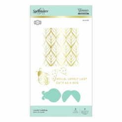 Spellbinders Lovely Ladybug Glimmer Hot Foil Plate & Die Set