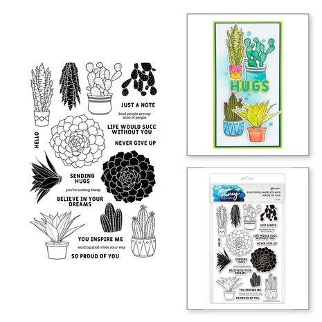 Spellbinders - Succulents Ranger Clear Stamp 1 Spellbinders - Succulents Ranger Clear Stamp