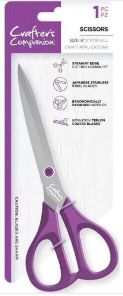 Crafter’s Companion Scissors - 6" Straight