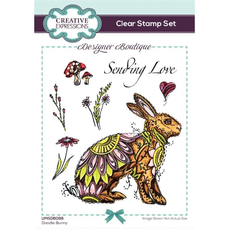 Creative Expressions Designer Boutique Doodle Bunny 1 Creative Expressions Designer Boutique Doodle Bunny